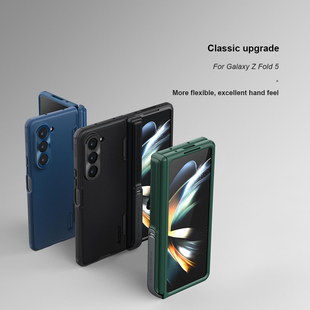 Чехол-крышка NILLKIN для Samsung Galaxy Z Fold5 (Fold 5), W24 (серия Frosted shield Fold Bracket version)